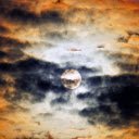 full moon and dark clouds  screen for extension Chrome web store in OffiDocs Chromium