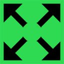 Fullscreen Green App  screen for extension Chrome web store in OffiDocs Chromium