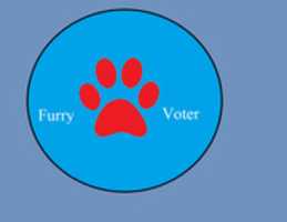 Free download Furry Voter Sticker free photo or picture to be edited with GIMP online image editor