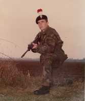 Free download Fusilier At Bassingbourn Barracks, Hertfordshire, 1976. free photo or picture to be edited with GIMP online image editor