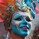 Future carnival character  screen for extension Chrome web store in OffiDocs Chromium