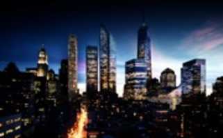 Free download Future-Manhattan-at-twilight-145820220 free photo or picture to be edited with GIMP online image editor