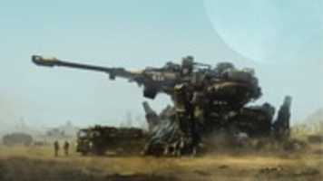 Free download Futuristic Artillery - Concept Art free photo or picture to be edited with GIMP online image editor