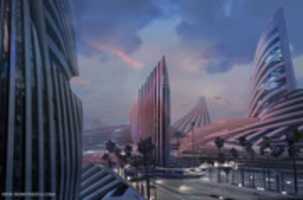 Free download Futuristic Bangkok - Concept Art free photo or picture to be edited with GIMP online image editor