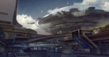Free download Futuristic Docking Station - Concept Art free photo or picture to be edited with GIMP online image editor