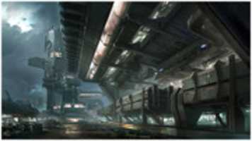 Free download Futuristic Facility - Concept Art free photo or picture to be edited with GIMP online image editor
