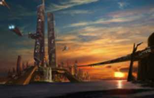 Free download Futuristic Mall - Concept Art free photo or picture to be edited with GIMP online image editor