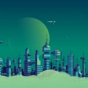 Futuristic Metropolis  screen for extension Chrome web store in OffiDocs Chromium