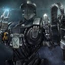 Futuristic Robot Illustration  screen for extension Chrome web store in OffiDocs Chromium