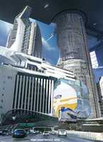Free download Futuristic Traffic - Concept Art free photo or picture to be edited with GIMP online image editor