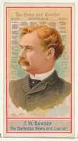 Free download F.W. Dawson, The Charleston News and Courier, from the American Editors series (N1) for Allen & Ginter Cigarettes Brands free photo or picture to be edited with GIMP online image editor