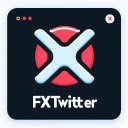 Fx Twitter Link Replacer  screen for extension Chrome web store in OffiDocs Chromium