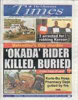 Free download G.A.D GHANA NEWSPAPER HEADLINES FEB 2015 free photo or picture to be edited with GIMP online image editor