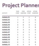 ดาวน์โหลดเทมเพลต Gantt project planner DOC, XLS หรือ PPT ฟรีเพื่อแก้ไขด้วย LibreOffice ออนไลน์หรือ OpenOffice Desktop ออนไลน์