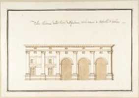 Free download Garden Elevation of the Villa Madama, Rome free photo or picture to be edited with GIMP online image editor