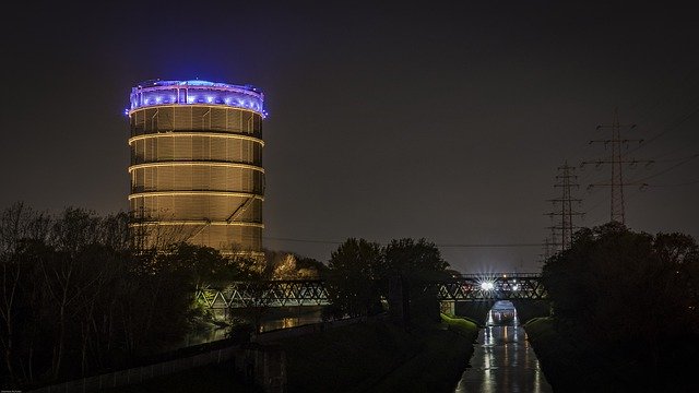 Free download Gasometer Oberhausen Architecture -  free free photo or picture to be edited with GIMP online image editor