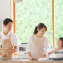 Gather happily in the kitchen  screen for extension Chrome web store in OffiDocs Chromium