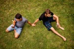Free download Gay Teens Holding Hands - Photo free photo or picture to be edited with GIMP online image editor