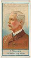 Free download G.C. Goodwin, The Salt Lake City Tribune, from the American Editors series (N1) for Allen & Ginter Cigarettes Brands free photo or picture to be edited with GIMP online image editor
