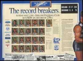 Free download Geelong Cats 1992 Souvenir Poster free photo or picture to be edited with GIMP online image editor