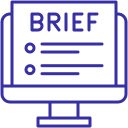 Gemini News Brief  screen for extension Chrome web store in OffiDocs Chromium