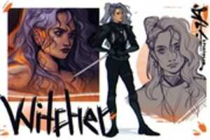 Free download Genderbend Geralt of Rivia [ Netflix version ]  ( Fanart ) free photo or picture to be edited with GIMP online image editor