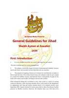 Free download General Guidelines for Jihad Shaikh Ayman al Zawahiri 1434 free photo or picture to be edited with GIMP online image editor