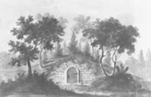 Free download General Washingtons Tomb at Mount Vernon (Copy after Engraving in The Port Folio Magazine, 1810) free photo or picture to be edited with GIMP online image editor