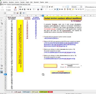 Download gratuito Generatore di numeri random DOC, XLS o modello PPT gratuito da modificare con LibreOffice online o OpenOffice Desktop online