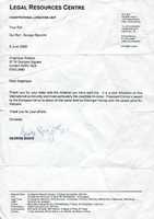 Free download George Bizos Letter 2 free photo or picture to be edited with GIMP online image editor