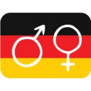 Tela de gêneros de substantivos alemães para extensão da loja virtual do Chrome no OffiDocs Chromium