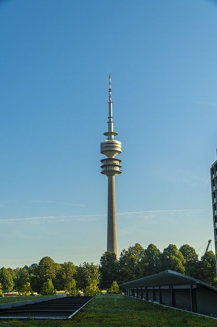 Free download Germany Munich Olympic Tower -  free photo or picture to be edited with GIMP online image editor