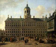 Free download Gerrit Berckheyde Amsterdam City Hall Karlsruhe free photo or picture to be edited with GIMP online image editor