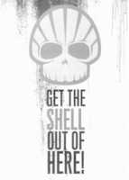 Gratis download Haal The Shell Out Of Here Leaflet gratis foto of afbeelding om te bewerken met GIMP online afbeeldingseditor