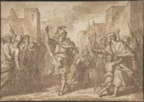 Free download Gideon Gathering His Army, Scene from  the Book of Judges free photo or picture to be edited with GIMP online image editor