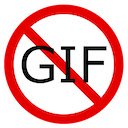 GIF Disabler  screen for extension Chrome web store in OffiDocs Chromium