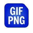 GIF to PNG  screen for extension Chrome web store in OffiDocs Chromium