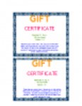 Free download Gift Voucher DOC, XLS or PPT template free to be edited with LibreOffice online or OpenOffice Desktop online