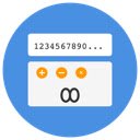 Gigantic Integer Calculator  screen for extension Chrome web store in OffiDocs Chromium
