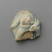 Free download Gilt faience fragment of an oinochoe (jug) free photo or picture to be edited with GIMP online image editor