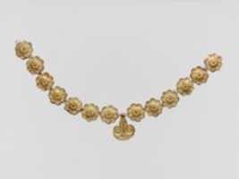 Free download Gilt terracotta ornaments from a necklace free photo or picture to be edited with GIMP online image editor