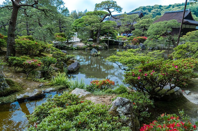 GIMP無料オンライン画像エディタで編集する無料ダウンロード銀閣寺庭園京都日本無料画像