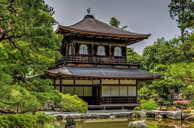 Muat turun percuma kuil ginkaku ji kyoto jepun asia gambar percuma untuk diedit dengan editor imej dalam talian percuma GIMP