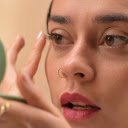 Girl and eyes  screen for extension Chrome web store in OffiDocs Chromium