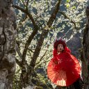 Girl and red umbrella  screen for extension Chrome web store in OffiDocs Chromium