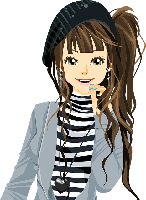 تنزيل مجاني Girl Hair Model - رسم متجه مجاني على رسم توضيحي مجاني لـ Pixabay ليتم تحريره باستخدام محرر صور GIMP عبر الإنترنت
