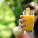 Girl holding a fruit cup  screen for extension Chrome web store in OffiDocs Chromium