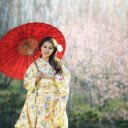 Girl in the flower forest  screen for extension Chrome web store in OffiDocs Chromium