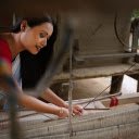 Girl next to the loom  screen for extension Chrome web store in OffiDocs Chromium