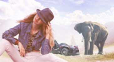 Free download Girl, Snazzy And Elephant free photo or picture to be edited with GIMP online image editor